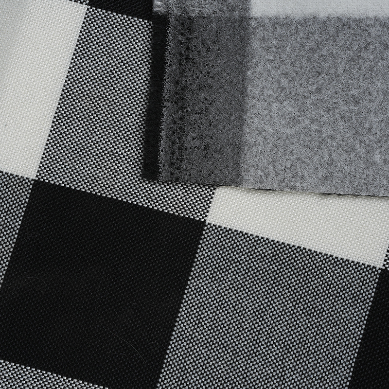 10*10 প্লেইড পলিয়েস্টার লিনেন ফ্যাব্রিক