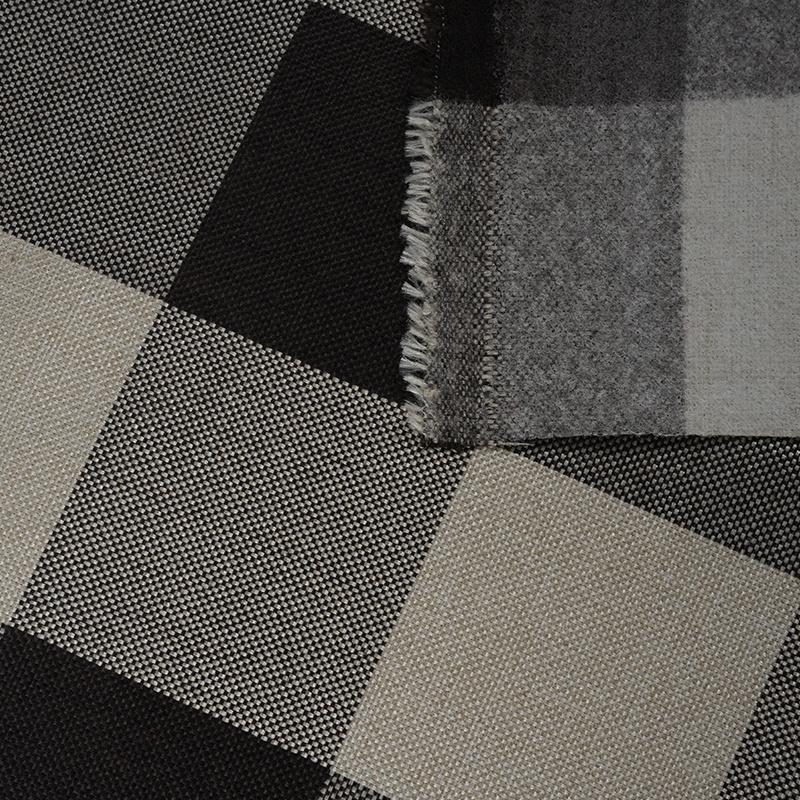 10*10 প্লেইড পলিয়েস্টার লিনেন ফ্যাব্রিক